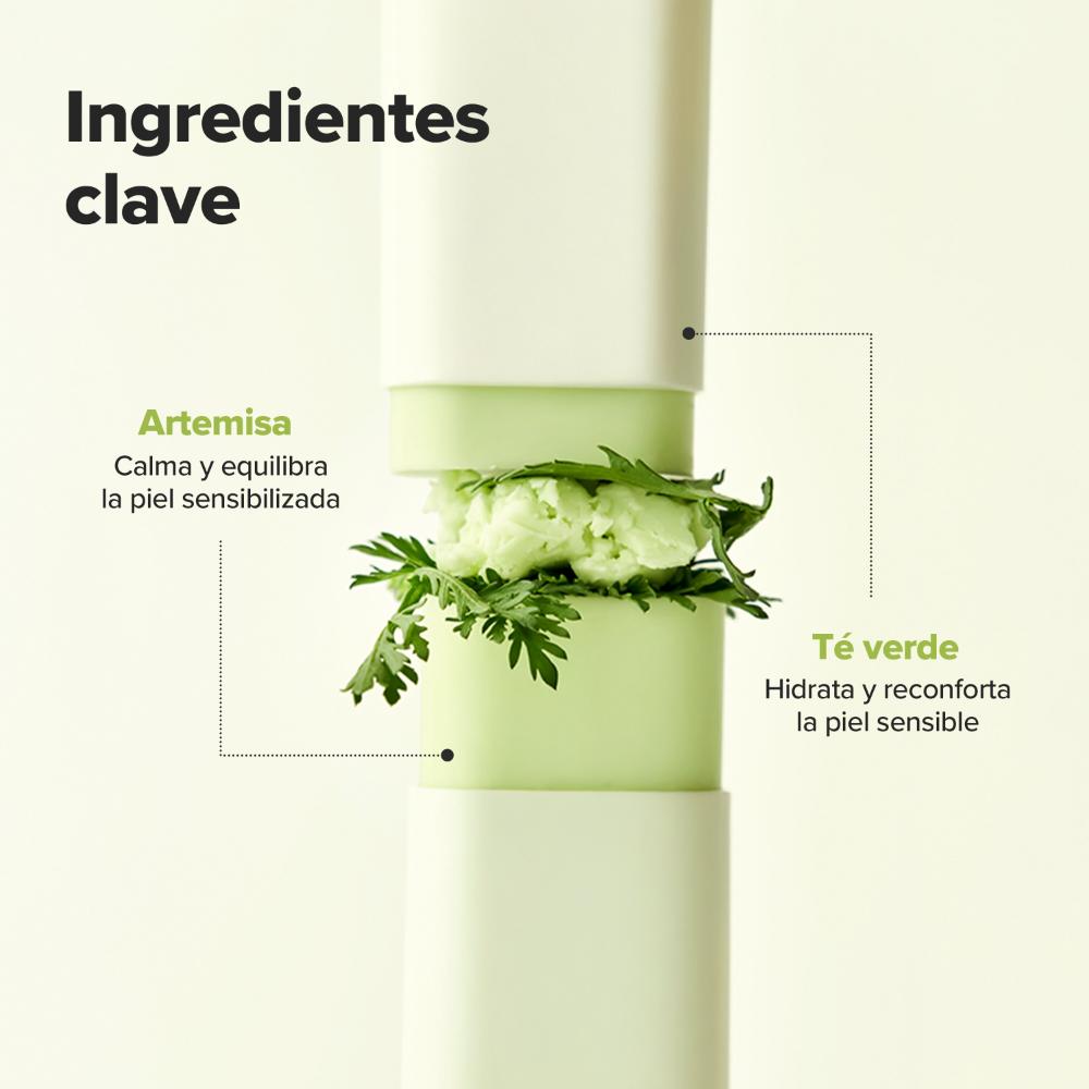 MATTE SUN STICK: MUGWORT + CAMELIA - NON-GREASY SUN PROTECTION (PROTECTOR SOLAR EN BARRA)